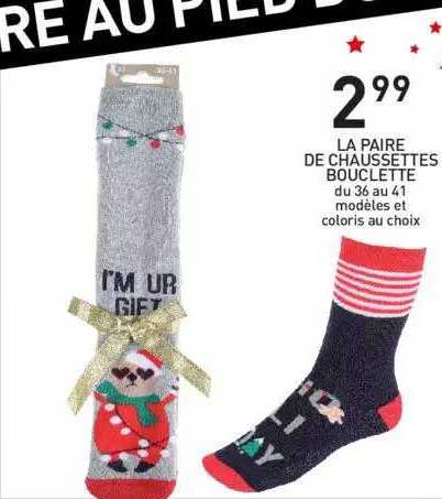 La Paire De Chaussettes Bouclette