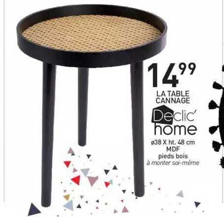 la table cannage declic' home