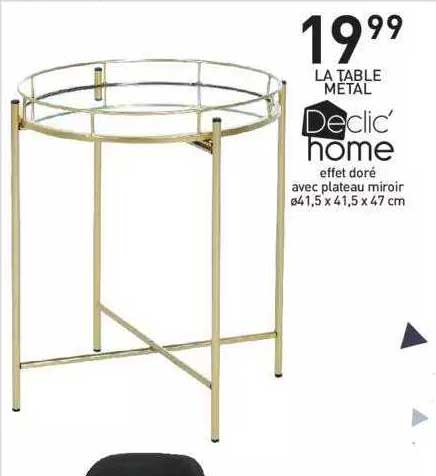 la table métal declic' home
