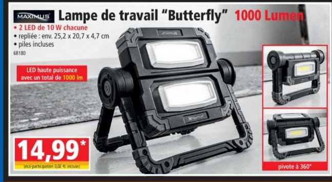 Lampe De Travail "butterfly" Maximus
