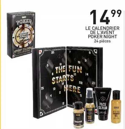 le calendrier de l'avent poker night