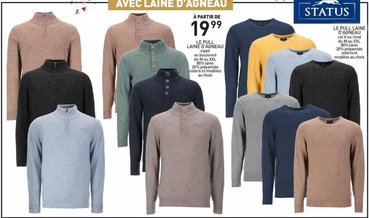 le pull laine d'agneau, le pull laine d'agneau