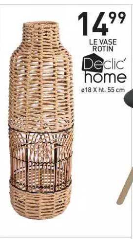 le vase rotin declic' home
