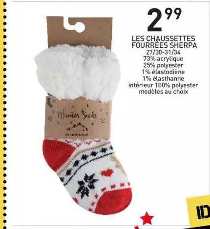 Les Chaussettes Fourrées Sherpa