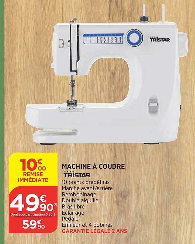 machine à coudre tristar