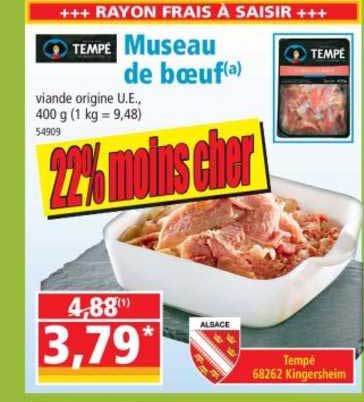 Museau De Bœuf Tempé