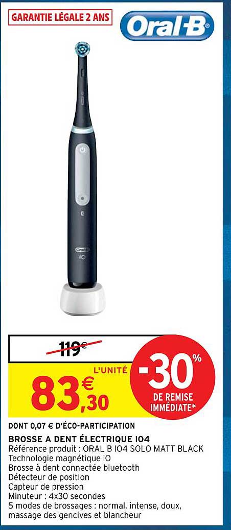 brosse à dent électrique 104 oral-b