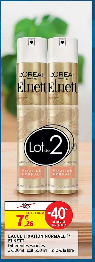 laque fixation normale elnett