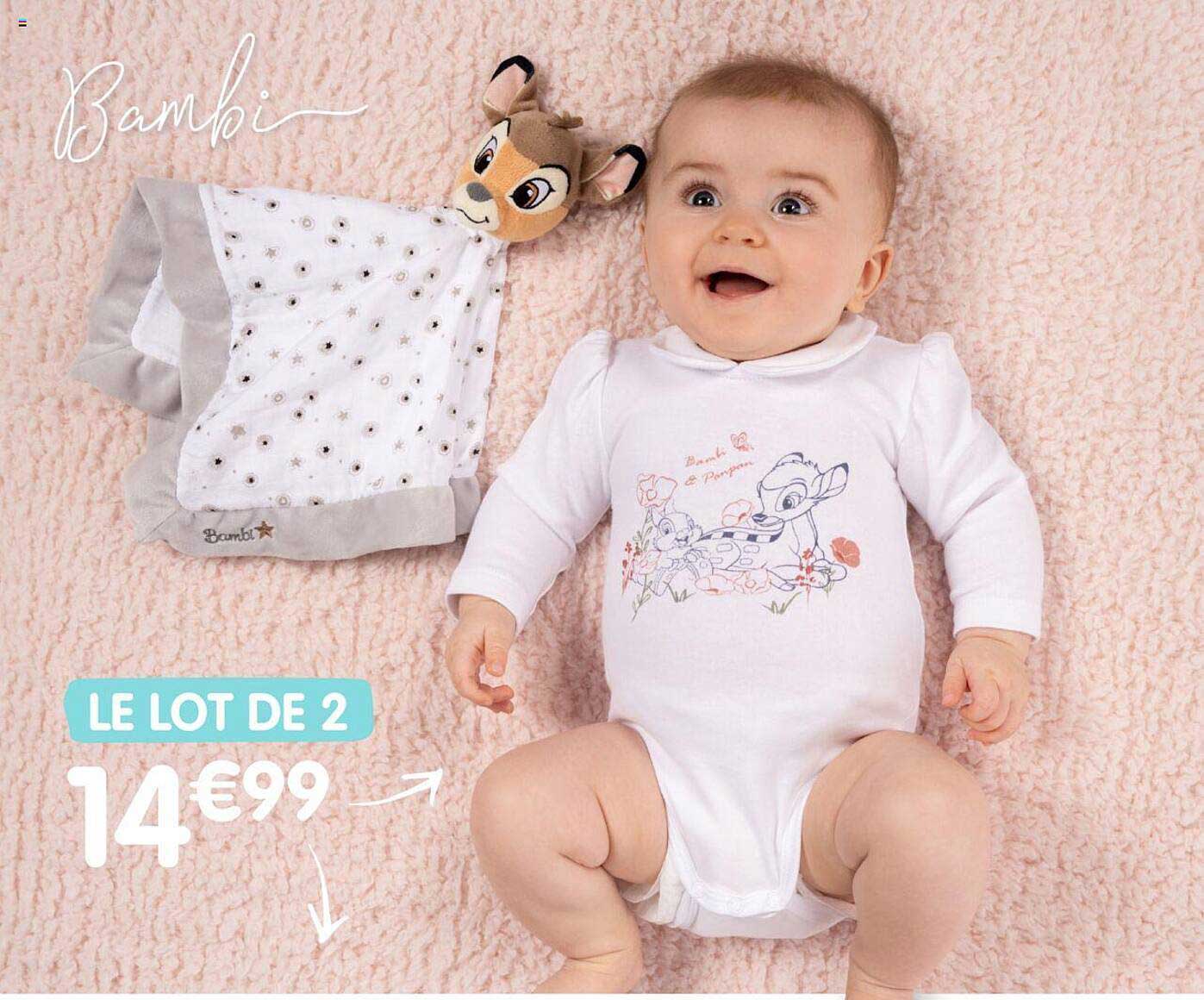 le lot de 2 bambi