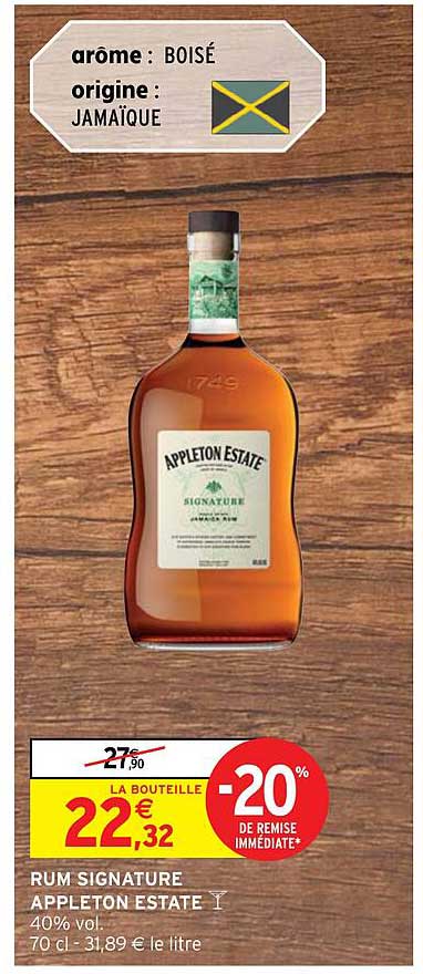 rum signature appleton estate