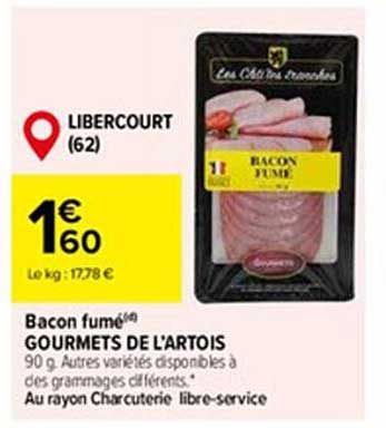 Bacon Fumé Gourmets De L'artois