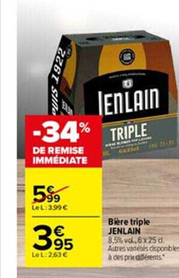 Bière Triple Jenlain