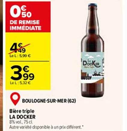 bière triple la docker