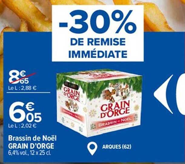 brassin de noël grain d'orge