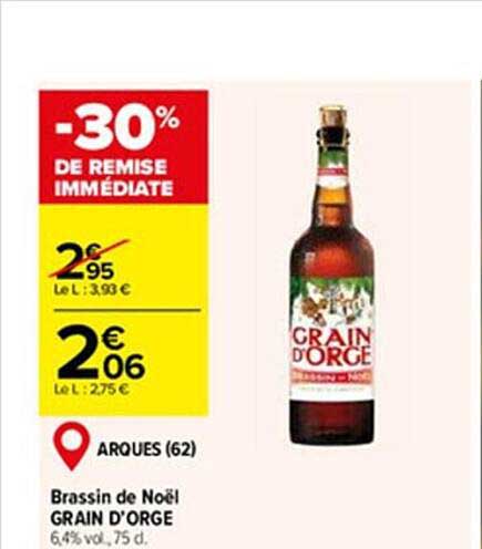 brassin de noël grain d'orge