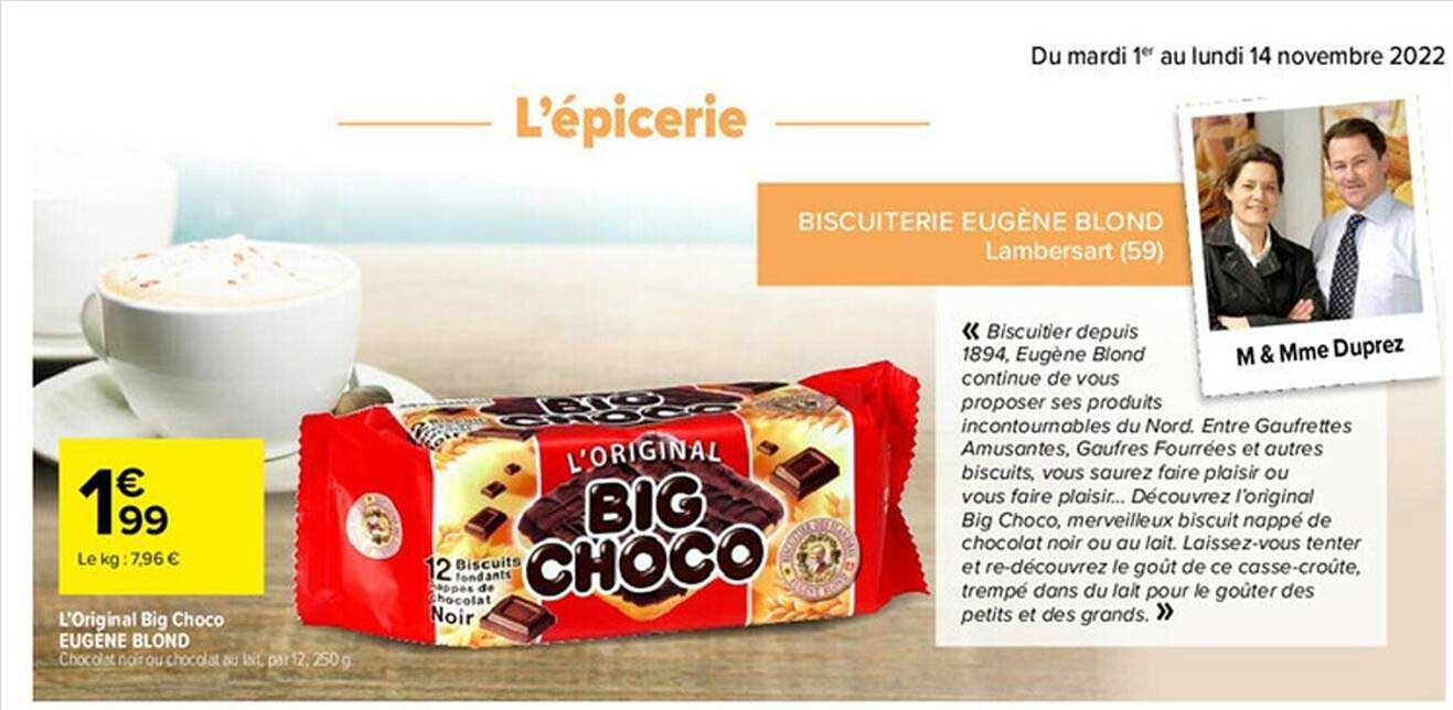 l'original big choco eugène blond
