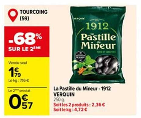 la pastille du mineur - 1912 verquin