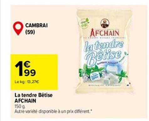 la tendre bêtise afchain