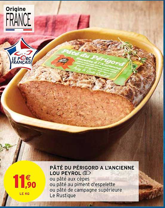 pâté du périgord à l'ancienne lou peyrol