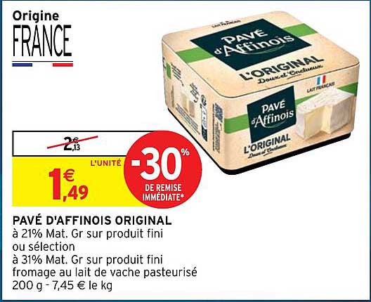 Pavé D'affinois Original