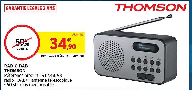 radio dab+ thomson
