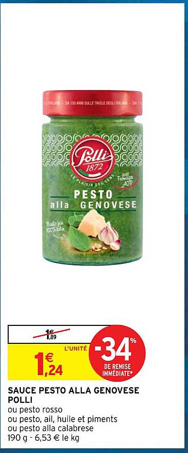 sauce pesto alla genovèse polli