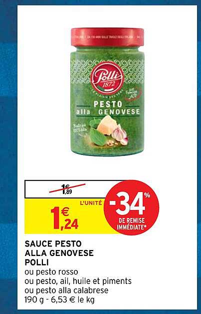 sauce pesto alla genovese polli