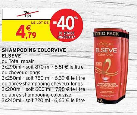 Shampooing Colorvive Elseve