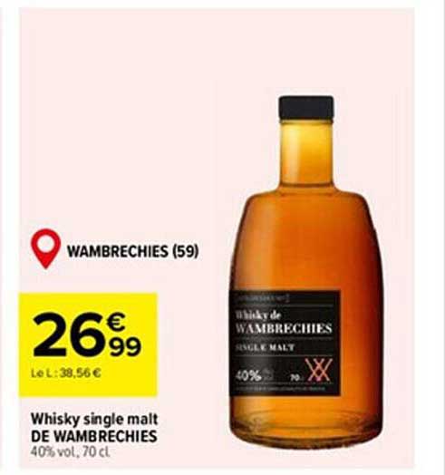 Whisky Single Malt De Wambrechies