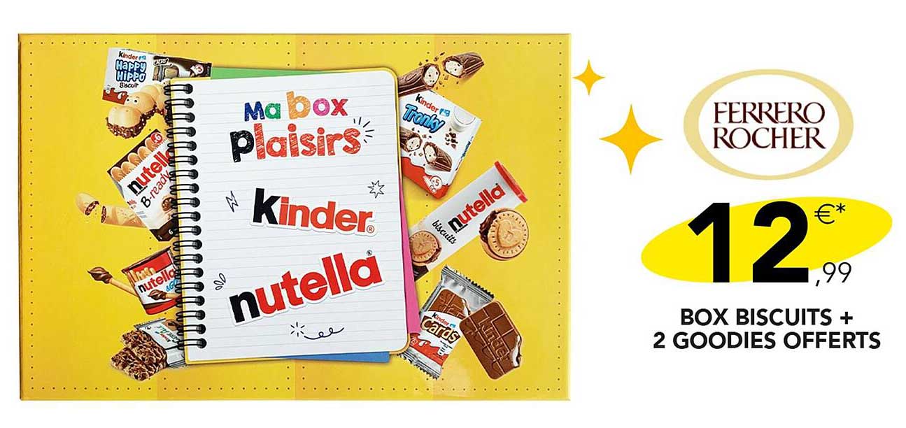 box biscuits + 2 goodies offerts
