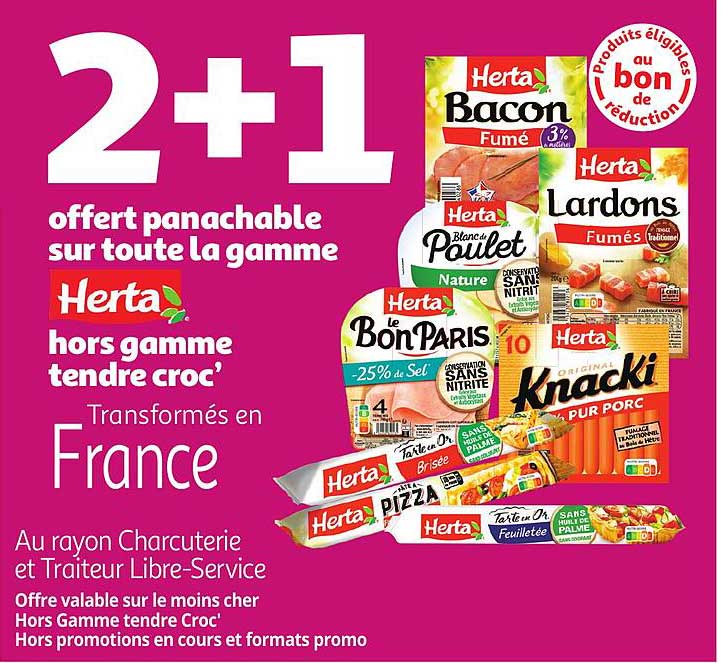 la gamme herta hors gamme tendre croc'