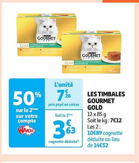 Les Timbales Gourmet Gold