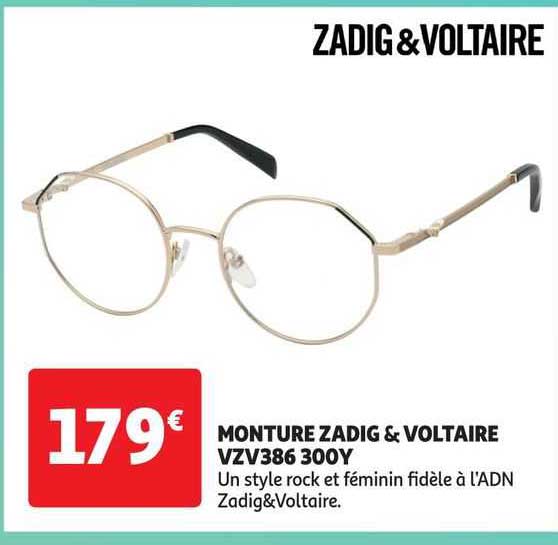 monture zadig & voltaire vzv386 300y