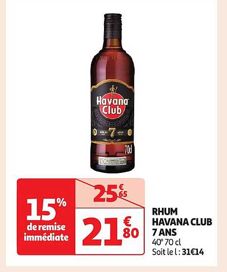 rhum havana club 7 ans
