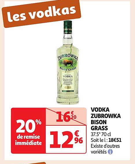 vodka zubrowka bison grass