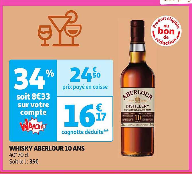 whisky aberlour 10 ans