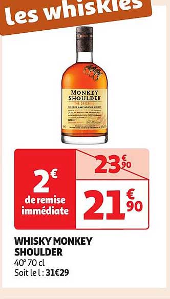 whisky monkey shoulder