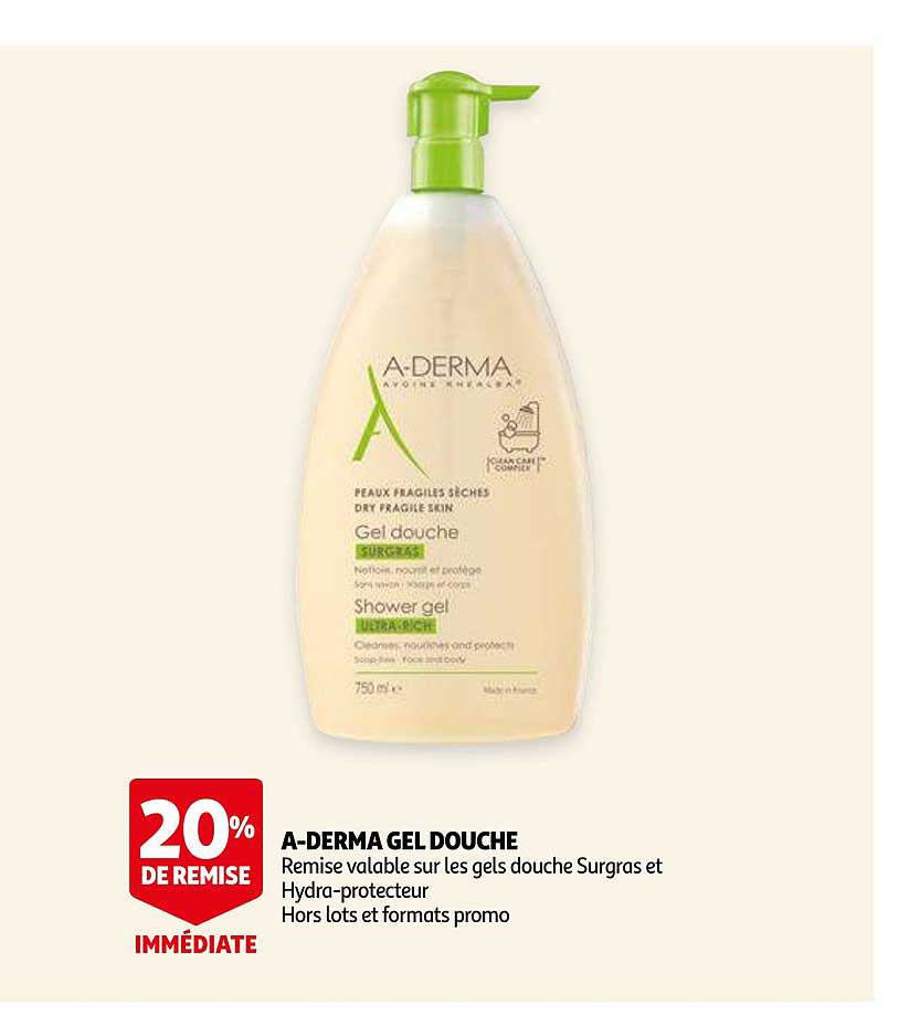 a-derma gel douche