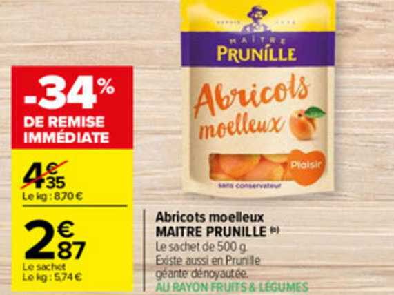 abricots moelleux maître prunille