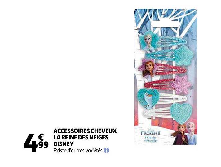 accessoires cheveux la reine des neiges disney