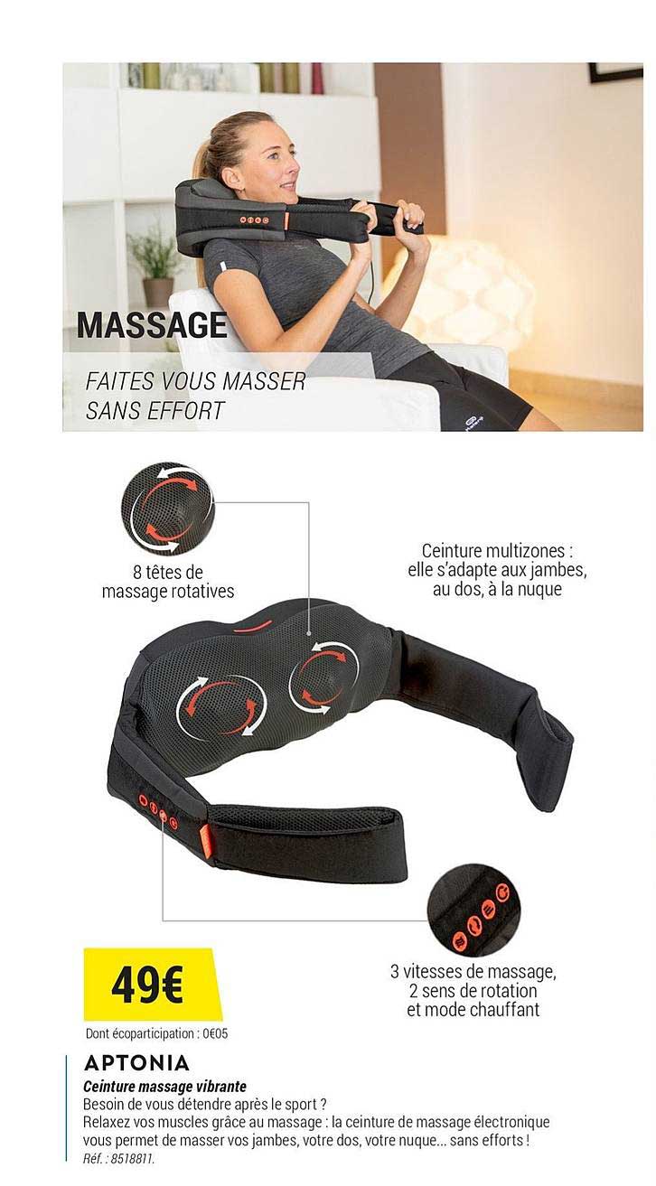 aptonia ceinture message vibrante