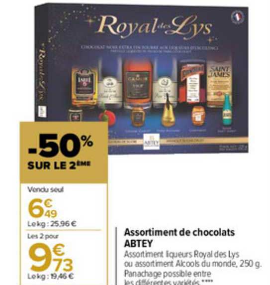 assortiment de chocolats abtey