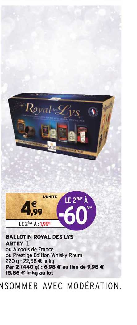 Ballotin Royal Des Lys Abtey Le 2ème à -60%