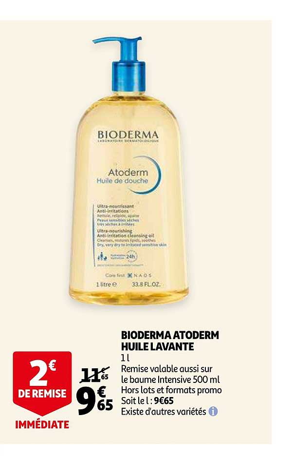 bioderma atoderm huile lavante