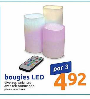 Bougies Led