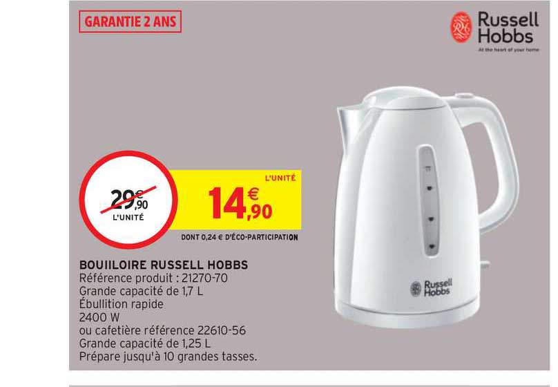 bouilloire russell hobbs
