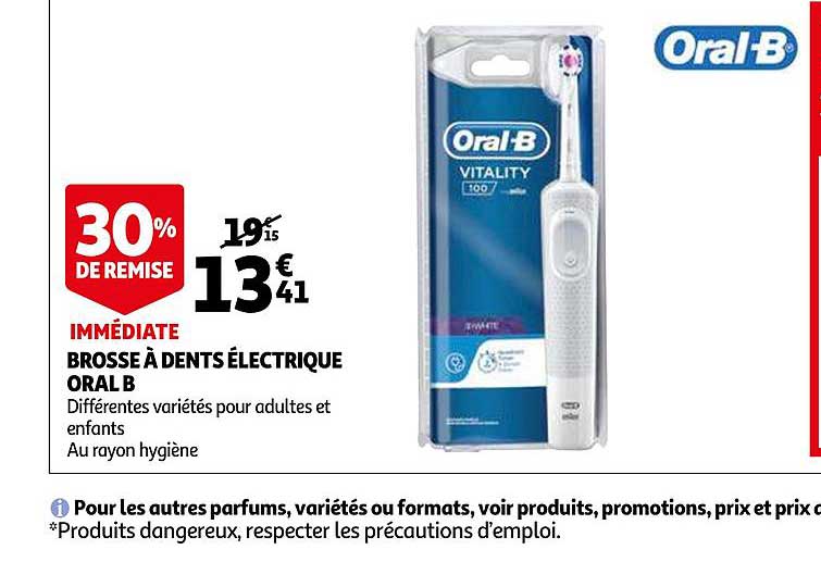 brosse à dents électrique oral b