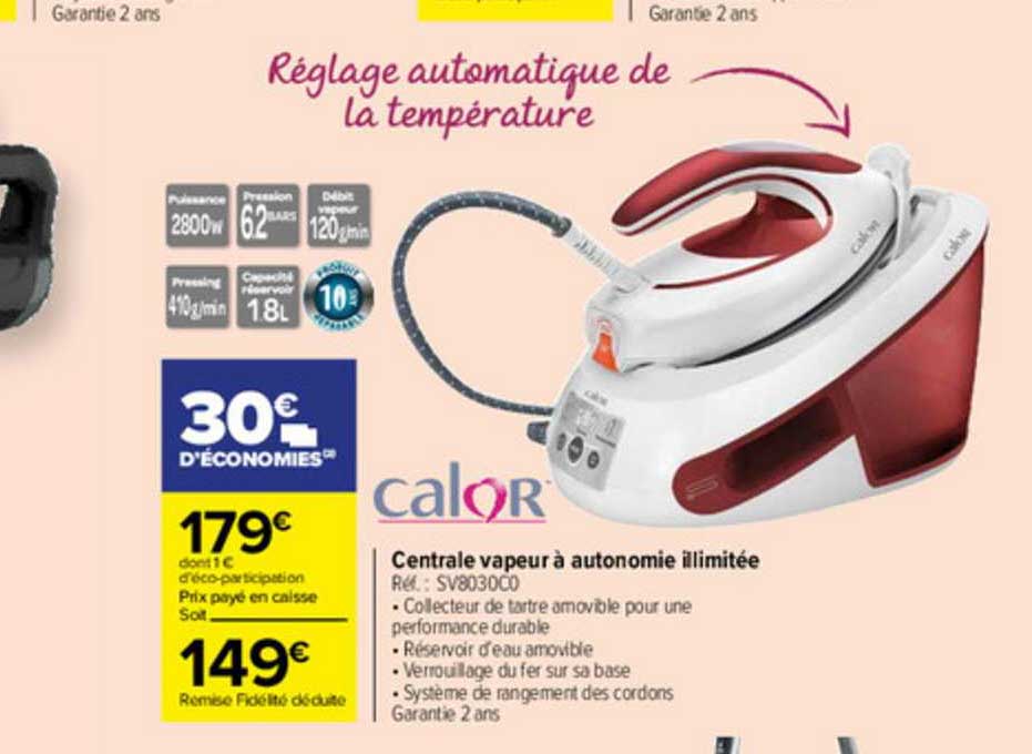 centrale vapeur à autonomie illimitée calor