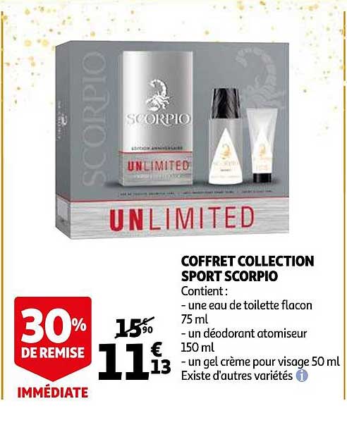 coffret collection sport scorpion