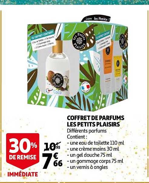coffret de parfums les petits plaisirs